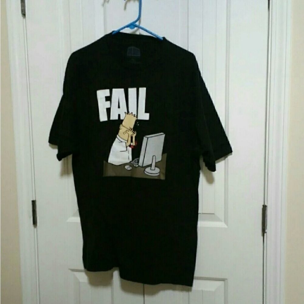 Dilbert FAIL T-shirt size XXL